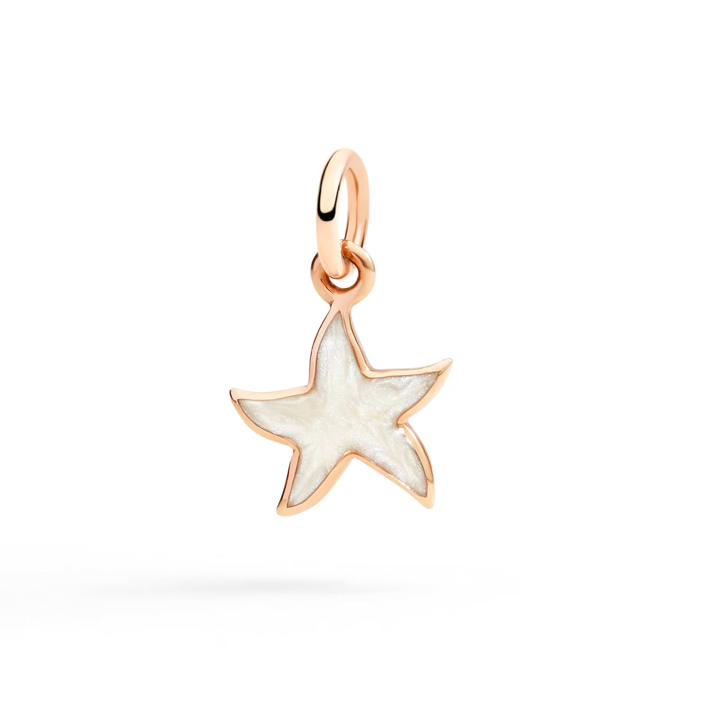 Ciondolo Stella Marina oro rosa e smalto - DoDo